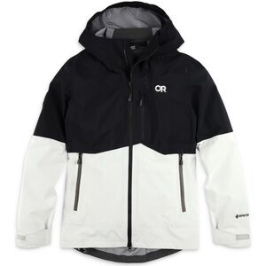 Outdoor Research Women’s Hemispheres II Jacket Shell in Black White Small S EUC